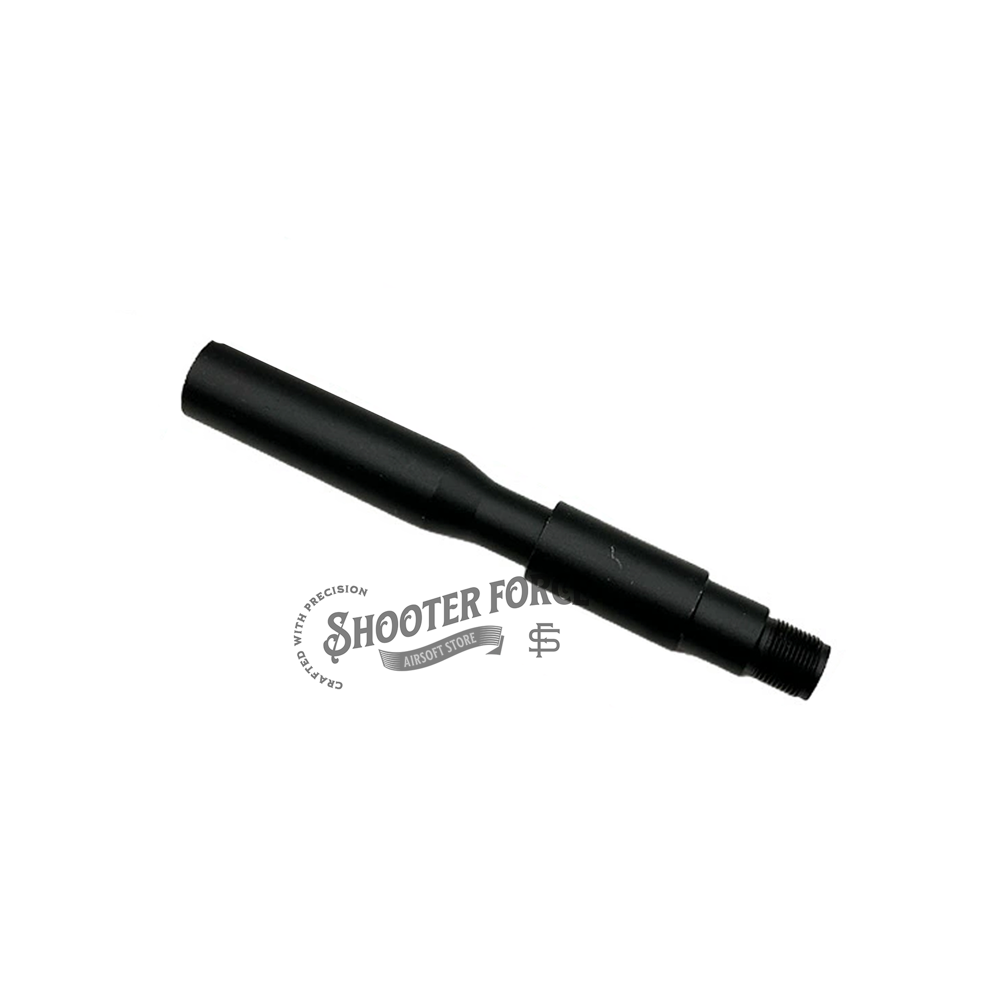 15cm aluminum outer barrel for M4A1 – lightweight, durable, perfect for airsoft rifle upgrades.