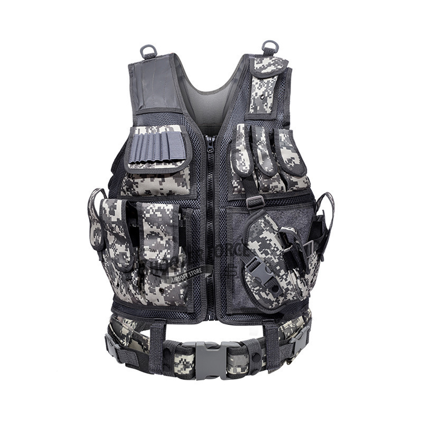 Tactical Vest – Airsoft Combat Protective Gear for Training - ACU