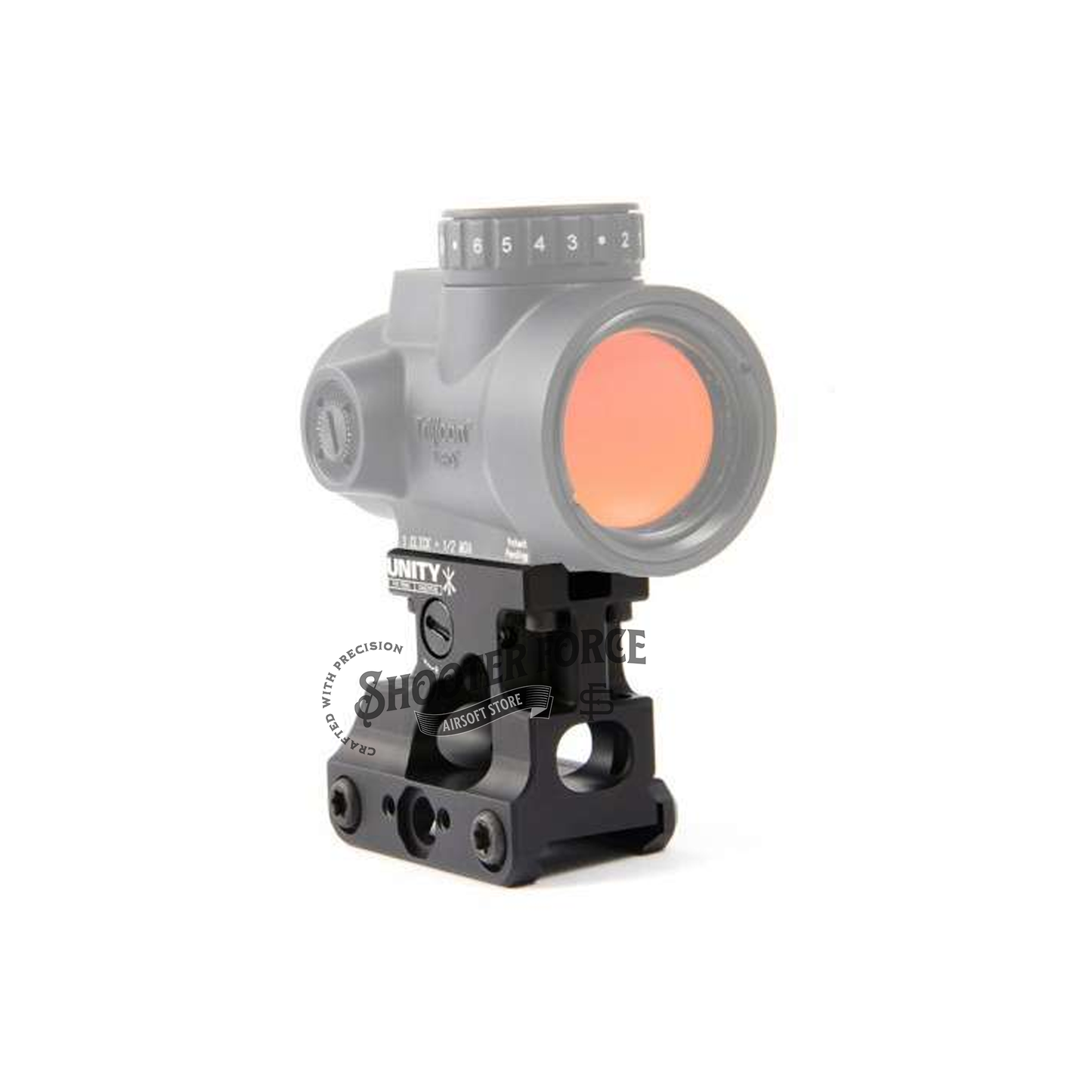 SOTAC FAST MRO Mount with a 2.26" optical centerline height, designed for original or replica MRO Red Dot Sights, providing secure and accurate mounting for airsoft optics.