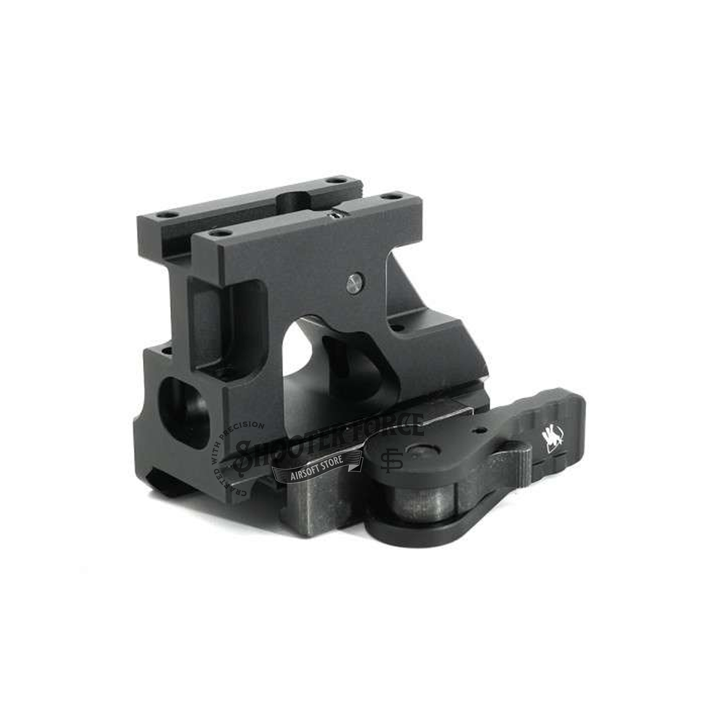 SOTAC FAST MRO with QD Lever Mount Combo, providing secure attachment and quick-detach functionality for MRO red dot sights in airsoft setups.