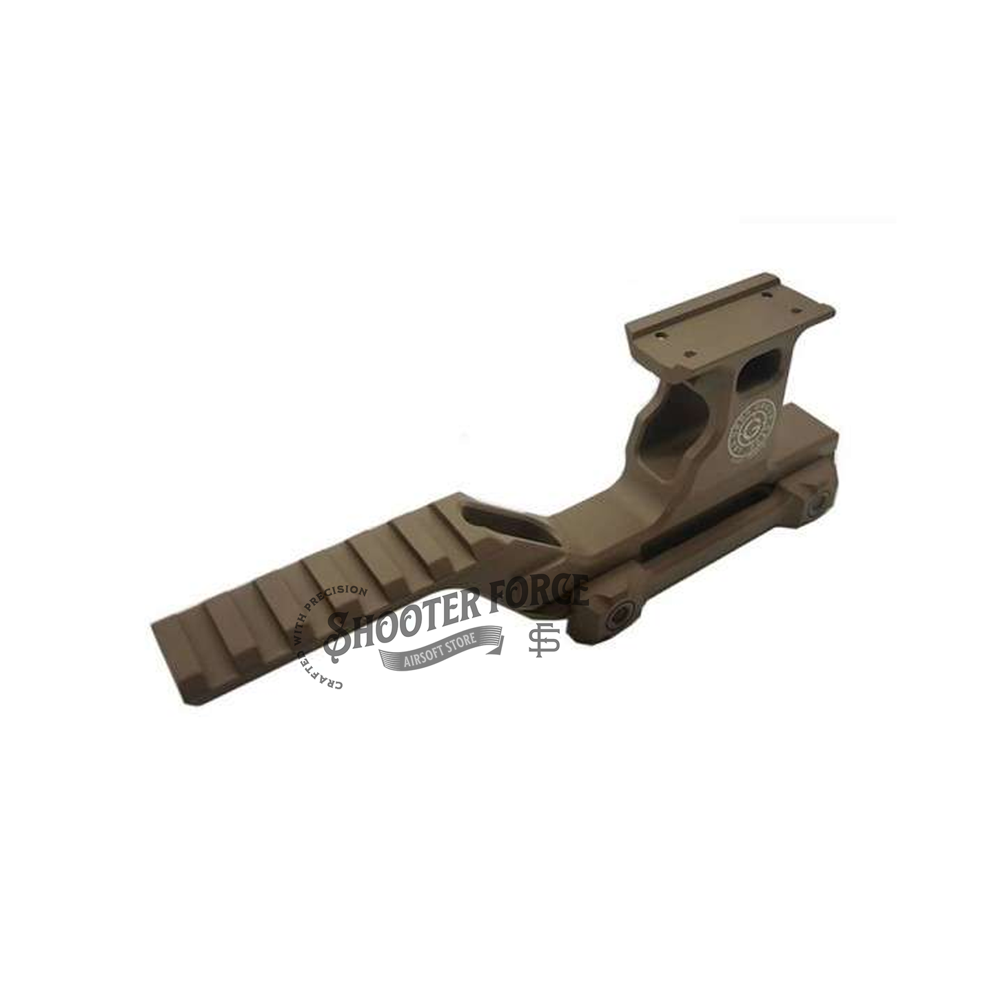 SOTAC GBRS Hydra Group Mount for MicroT2 Red Dot Sight in tan, 2.91” height airsoft optic mount designed for precise targeting and durability in airsoft games.