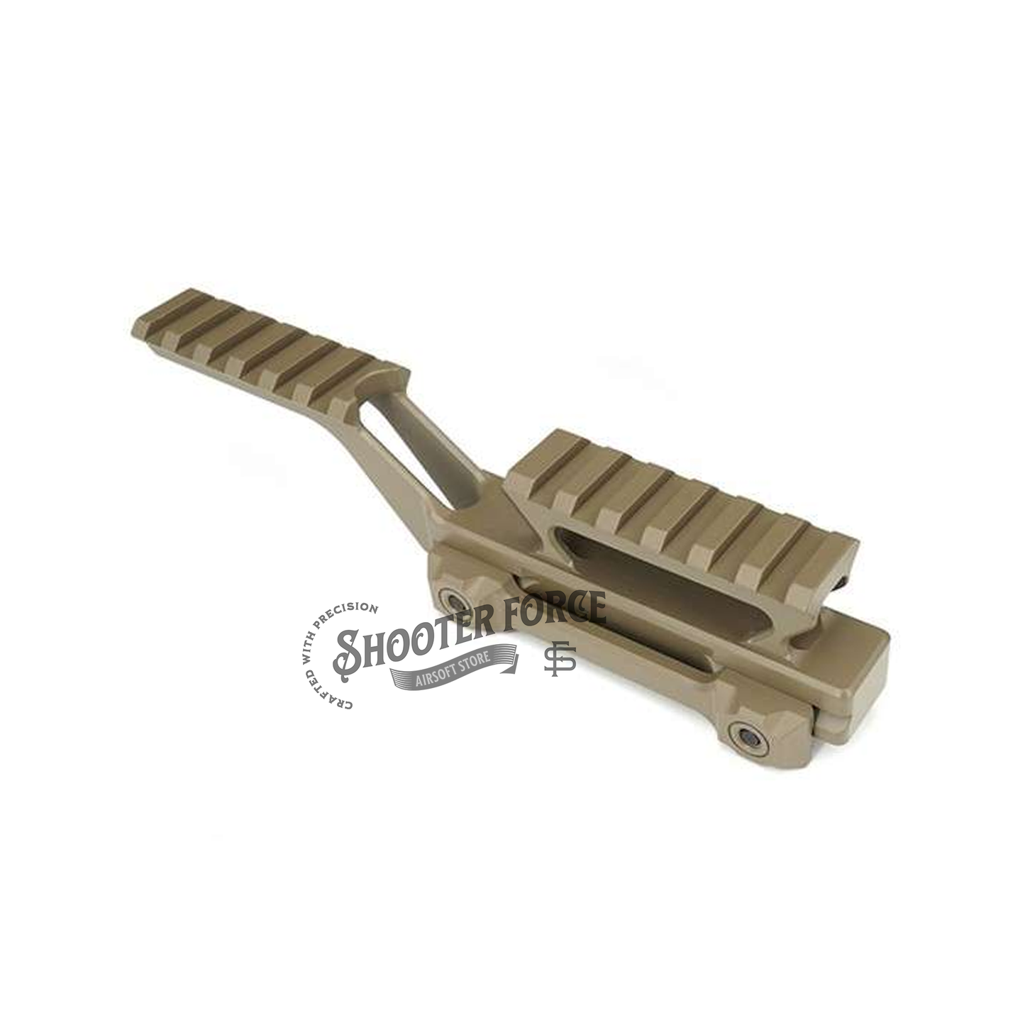 Upgrade your airsoft setup with the SOTAC GBRS Hydra Mount for EXPS3 Holographic Sight in tan. Designed for airsoft use, this mount provides a 2.91” optic height for a secure and enhanced sighting experience with your EXPS3 sight.