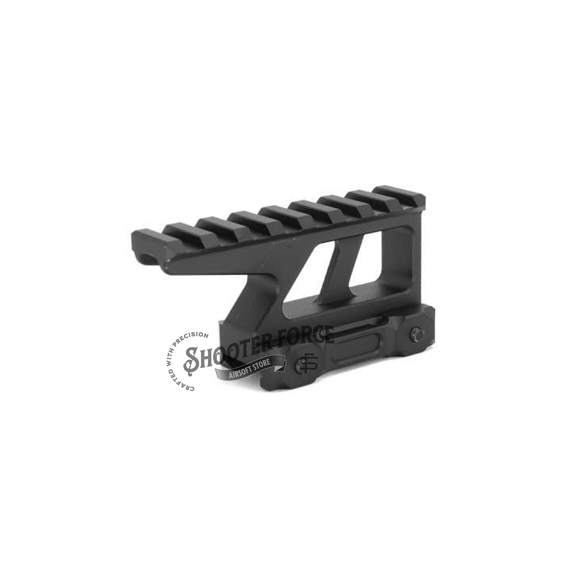 Enhance your airsoft setup with the SOTAC GBRS Lerna Mount for EXPS3, ROMEO8T, and UH1 RDS sights. This tactical black mount offers a 2.91” optic height, designed specifically for airsoft use, ensuring a secure fit for red dot sights to boost your performance on the field.