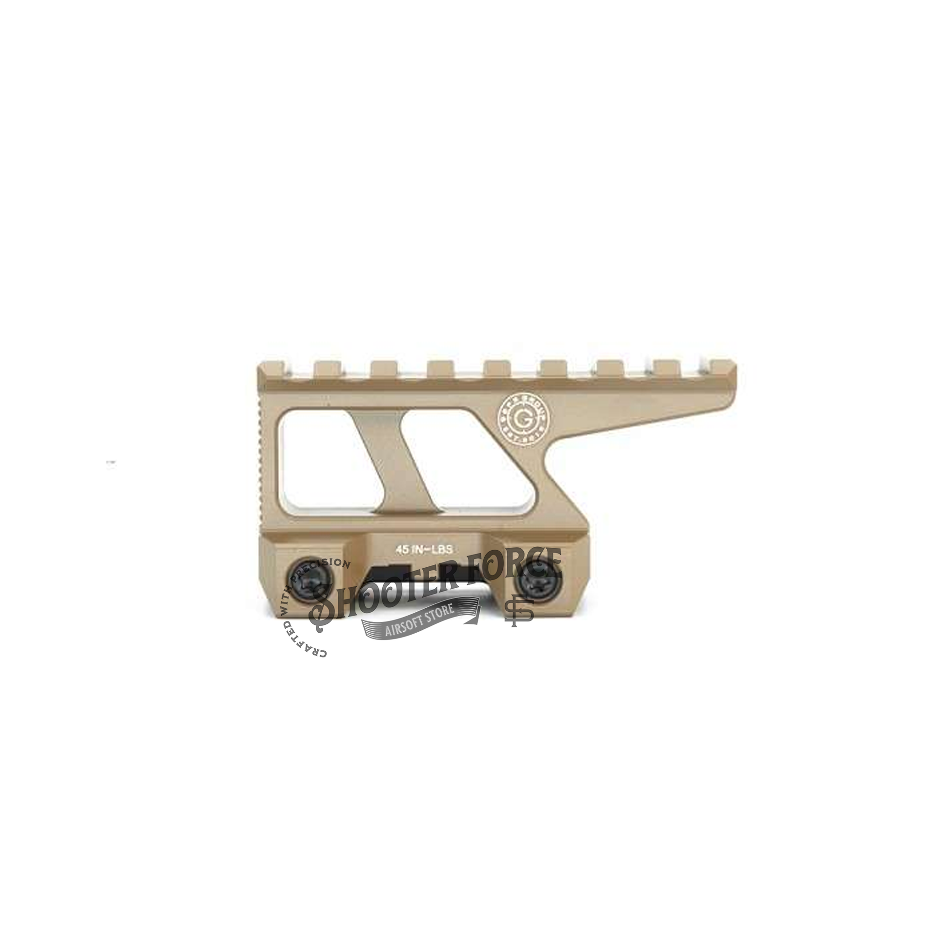 SOTAC GBRS Lerna Mount in FDE, designed for Holographic Sight, offering a stable and durable mounting solution for tactical operations.
