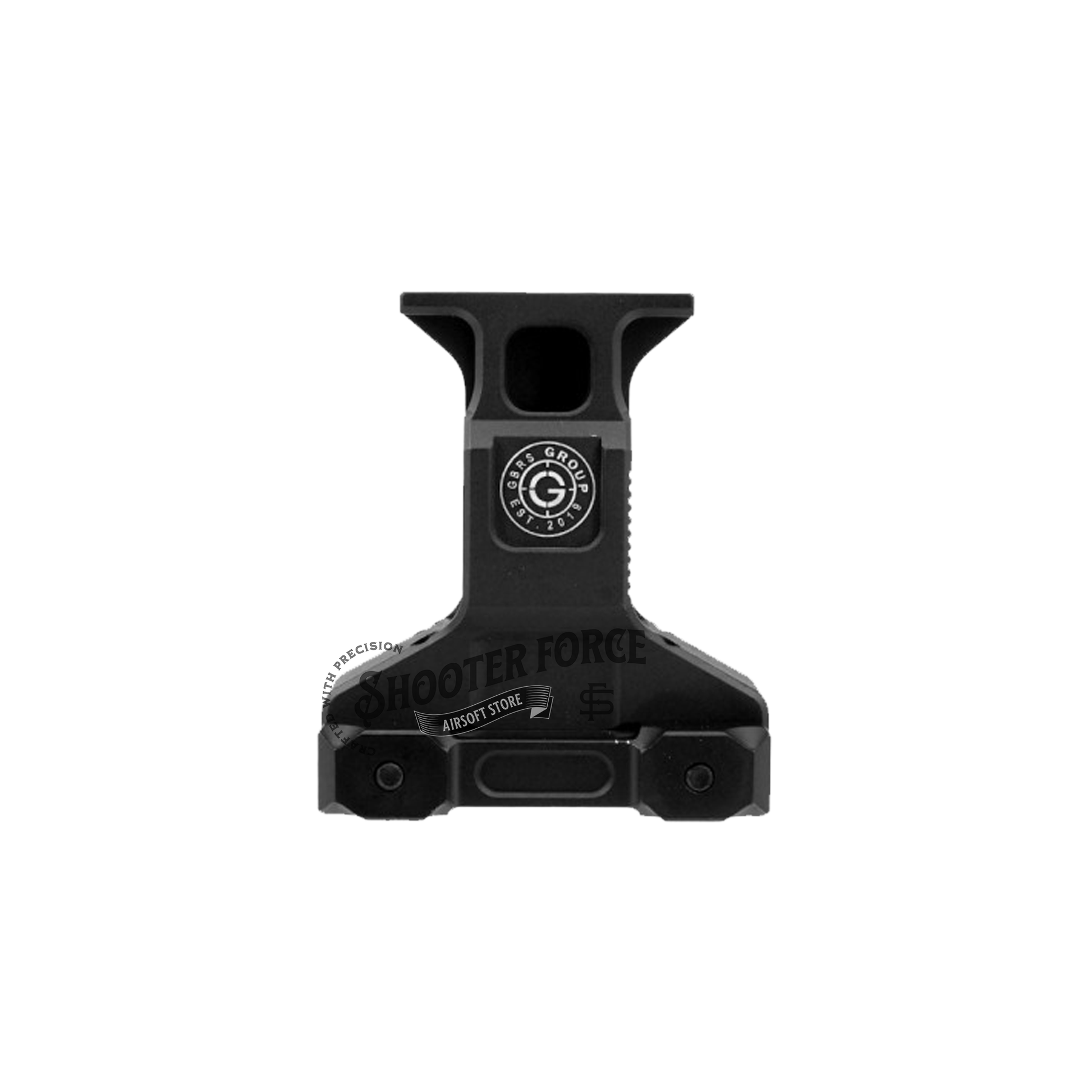 SOTAC GBRS Lerna Mount in Black, designed for MRO Red Dot Sight, offering secure, reliable mounting for tactical use.