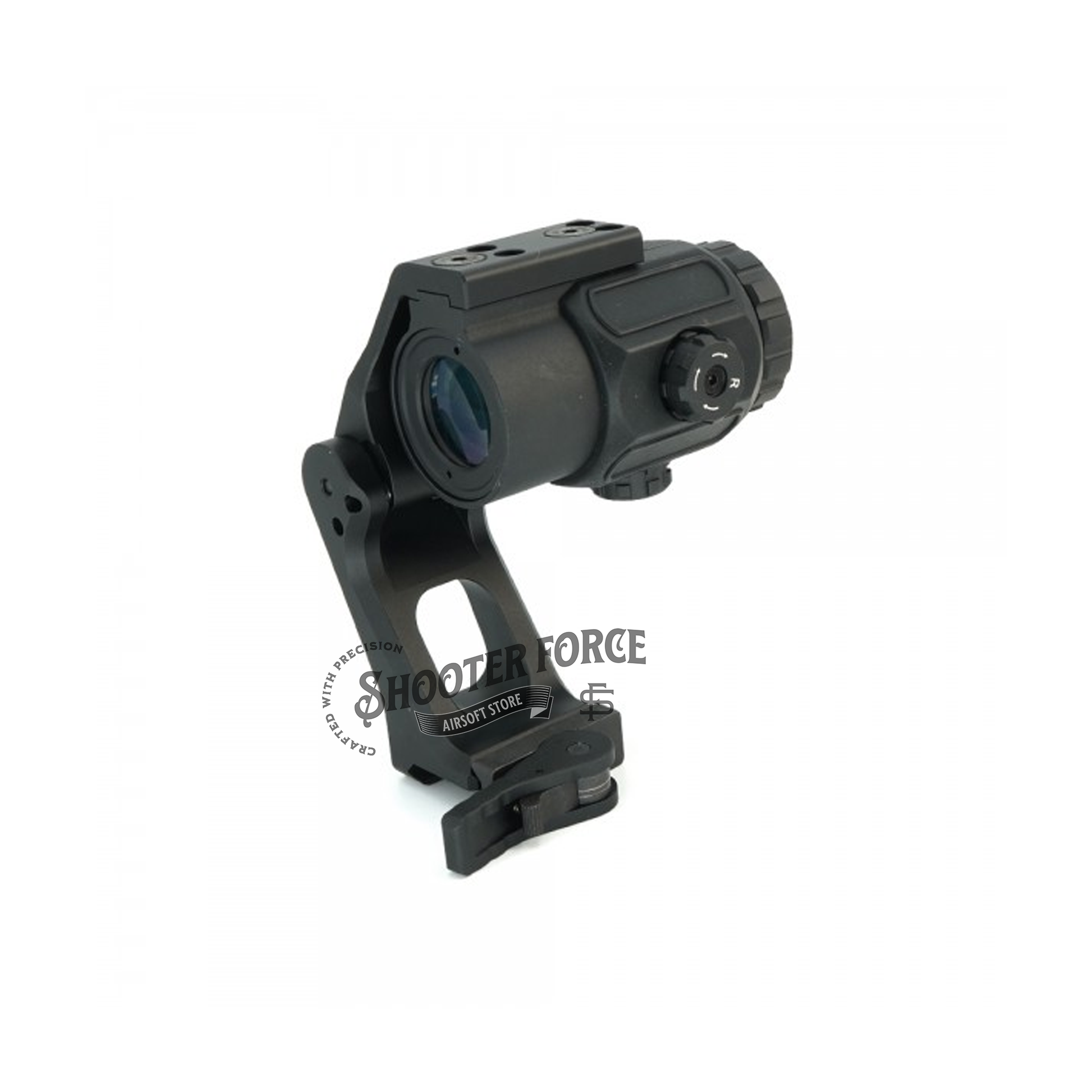 SOTAC GBRS OMNI FTC Mount in black with 2.91" optic height, designed for tactical use, offering quick sight alignment and lasting durability.