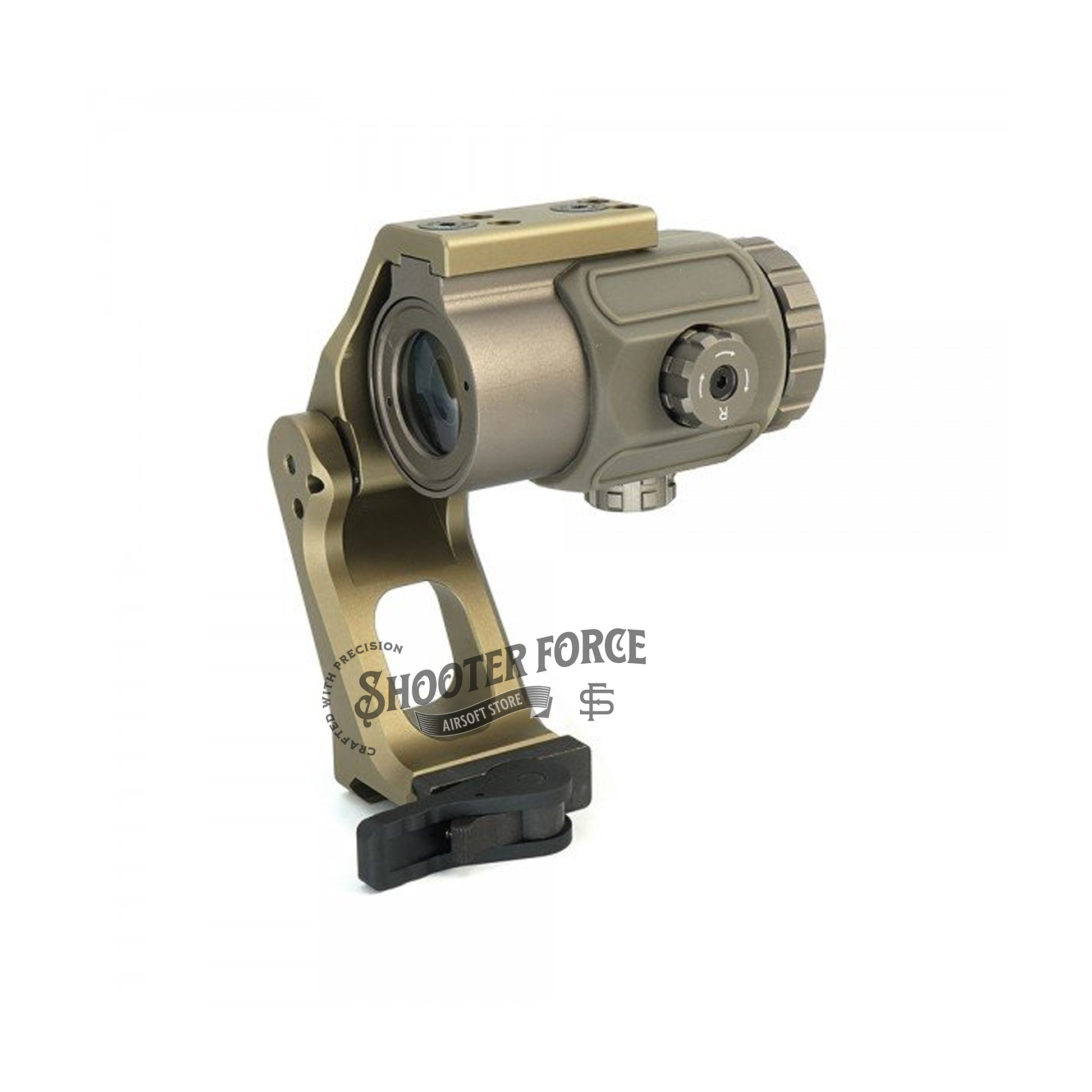 SOTAC GBRS OMNI FTC Mount with 2.91" optic height, FDE finish, designed for tactical use, ensuring fast sight acquisition and reliable durability.