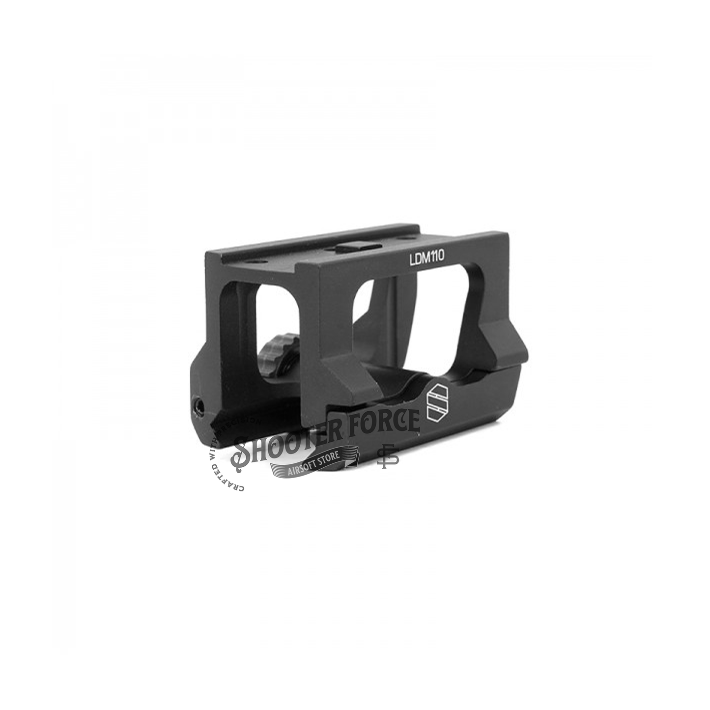 SOTAC LEAP/01 Classic MICRO Mount with 1.57-inch centerline height for MICRO red dot sights, designed for airsoft and tactical use.