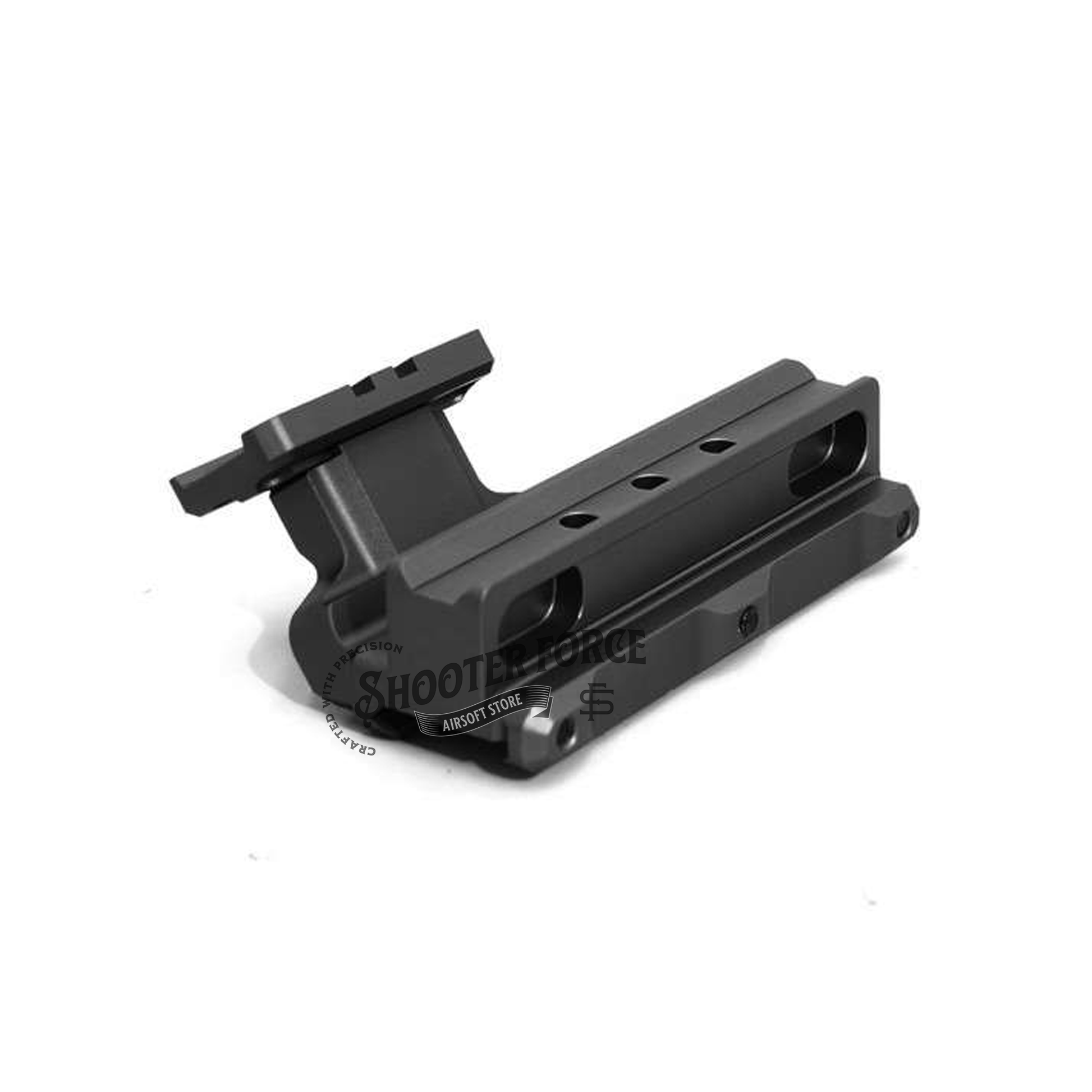 SOTAC OCG Series Mount Set in Black, featuring a 2.05" height for ACOG and VCOG optics, ensuring secure and stable mounting for airsoft riflescopes.