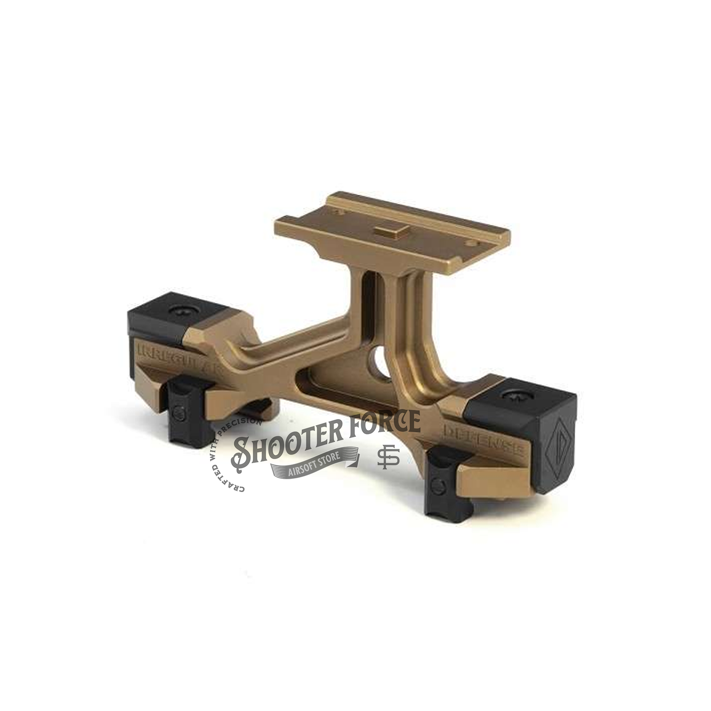 SOTAC OMM PIC Mount in FDE, providing a stable mounting solution for airsoft optics with secure fit and precise alignment.