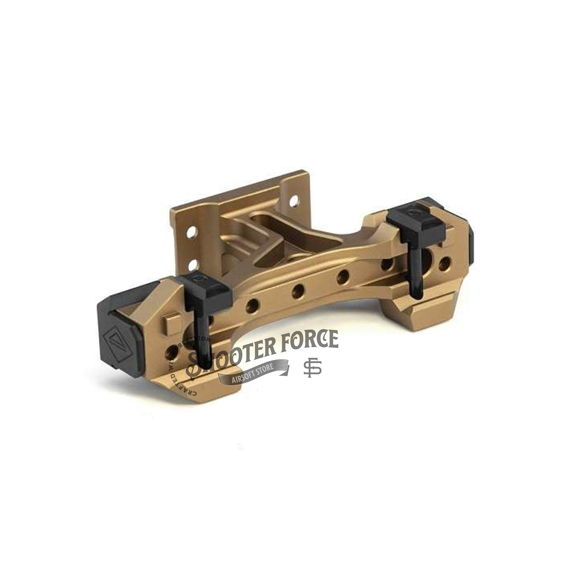 SOTAC OMM PIC Mount in FDE, providing a stable mounting solution for airsoft optics with secure fit and precise alignment.