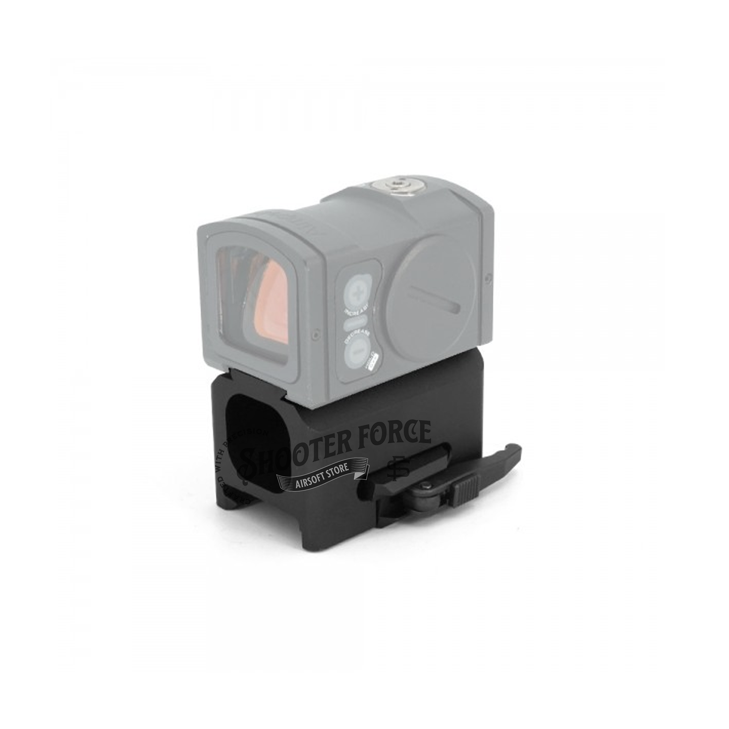 SOTAC P2 QD Picatinny Rail Mount with 1.54" optical height, offering quick-detach capability and a stable mounting solution for airsoft optics.