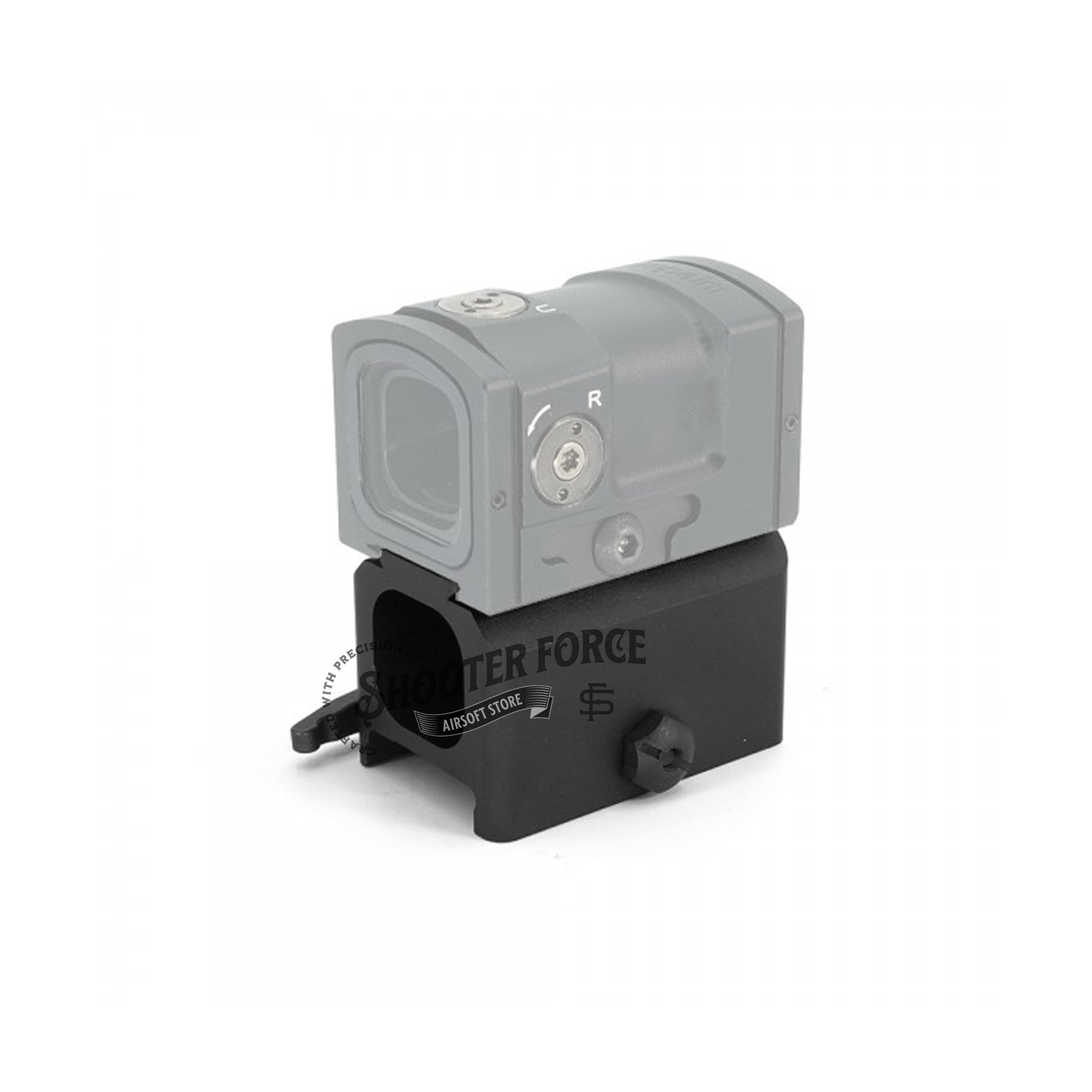 SOTAC P2 QD Picatinny Rail Mount with 1.54" optical height, offering quick-detach capability and a stable mounting solution for airsoft optics.