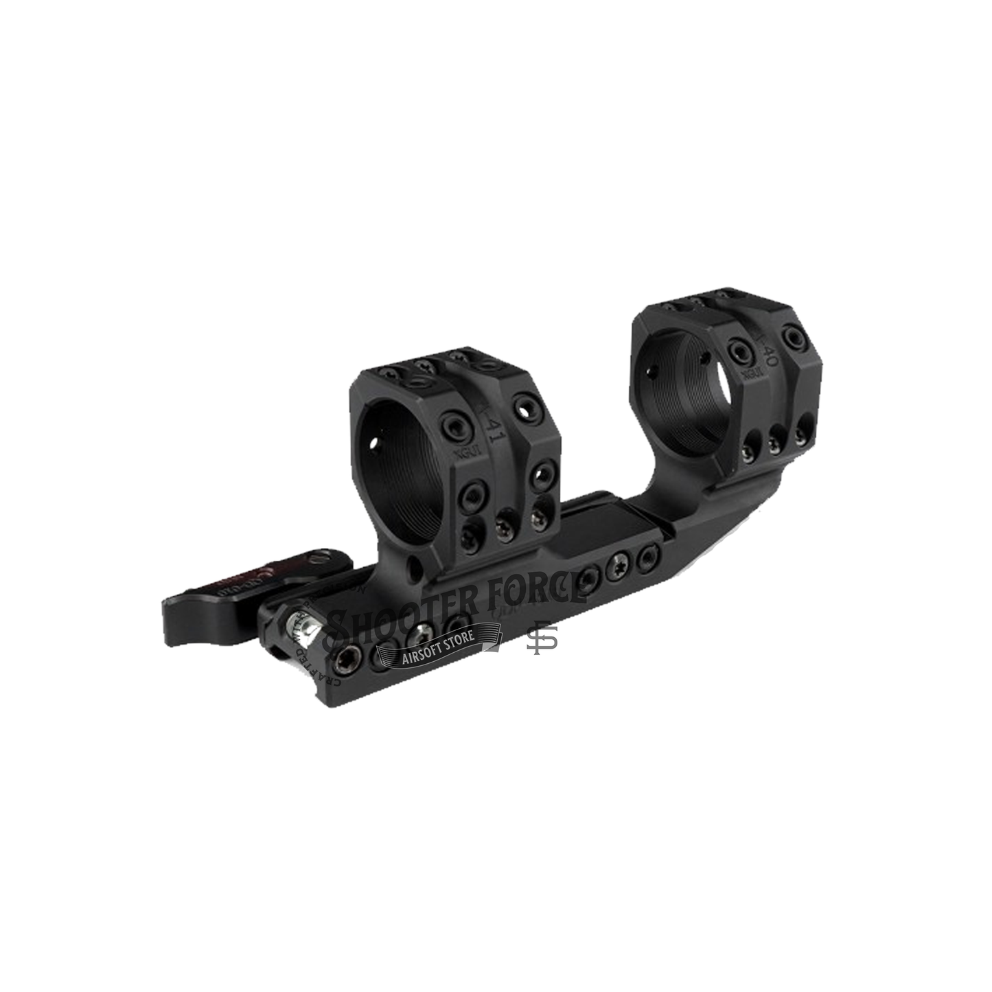 SOTAC QDP-4616 1.50" 34mm Tube Scope Mount, providing a stable platform for 34mm tube scopes in airsoft rifles for enhanced accuracy.