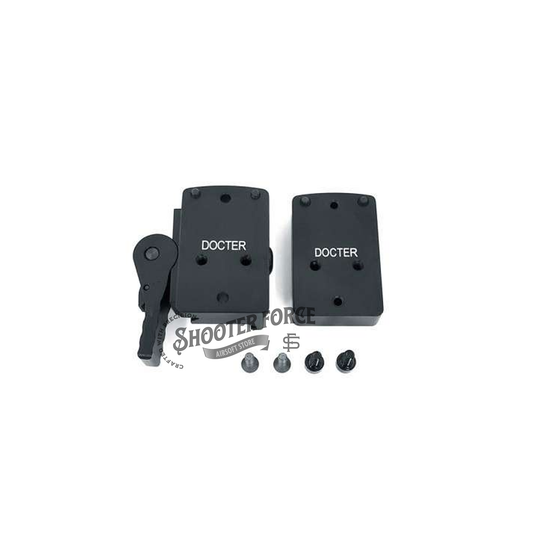 SOTAC QD Tactical Riser 1.41" Centerline Height Mount for Docter optics, offering quick-detach capability and stable mounting for airsoft scopes.