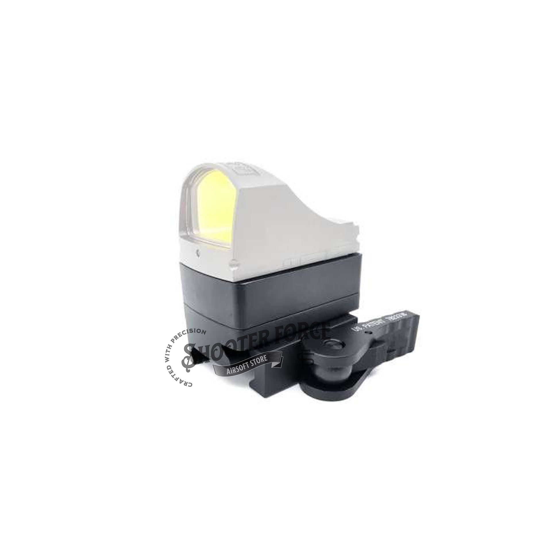 SOTAC QD Tactical Riser 1.41" Centerline Height Mount for Docter optics, offering quick-detach capability and stable mounting for airsoft scopes.