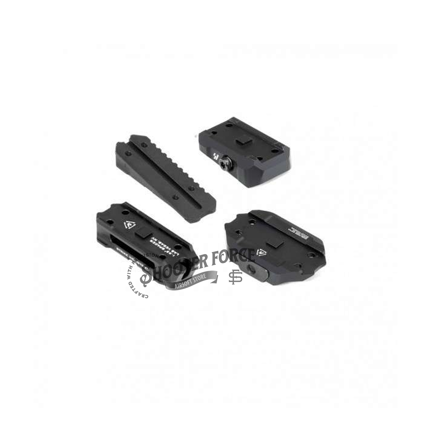 SOTAC SI Variable Optic Mount, designed for variable magnification scopes, providing a stable and secure mounting solution for airsoft rifles.