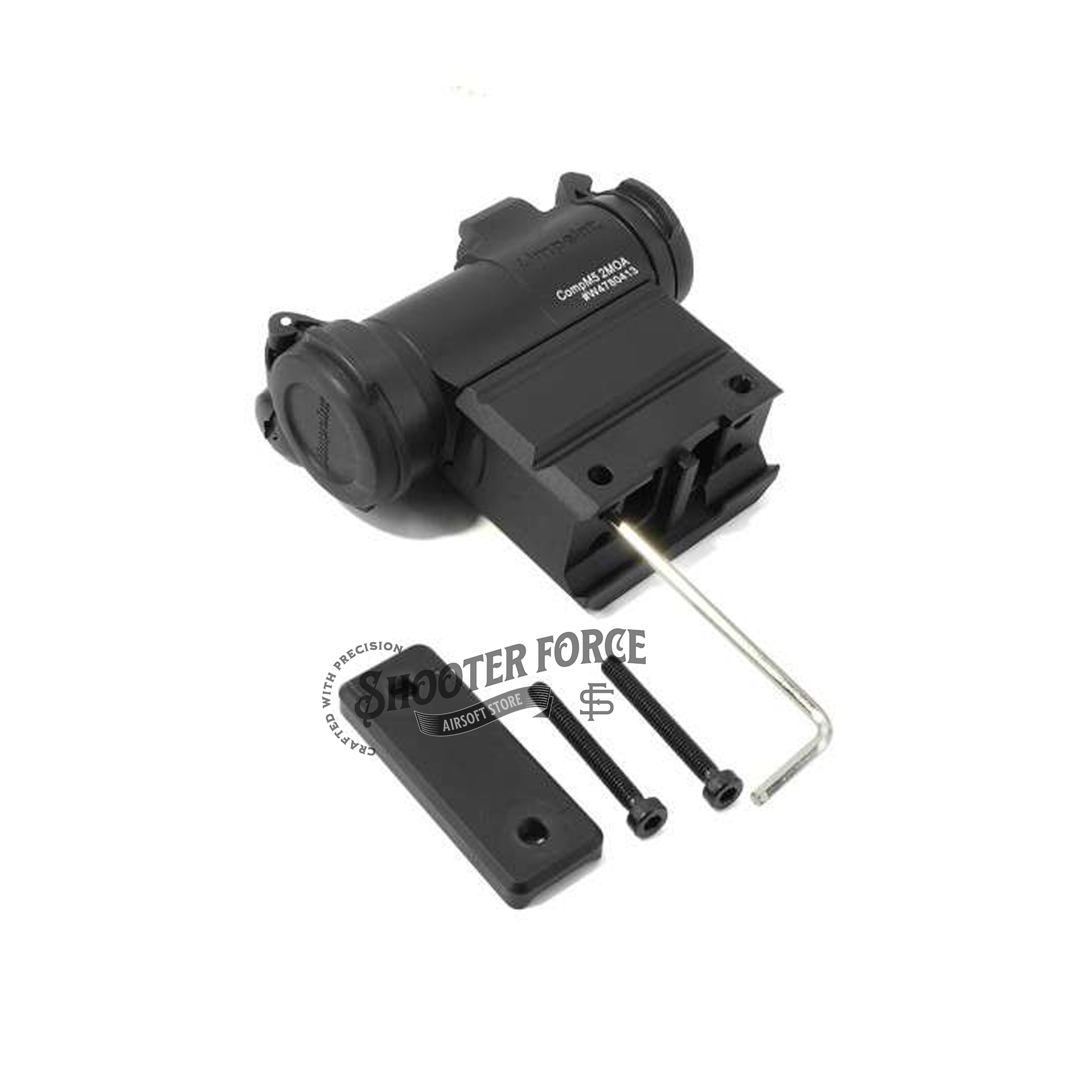 SOTAC SPUHR Tactical HRT Micro Mount, designed for micro optics, providing a stable and secure platform for airsoft rifles.