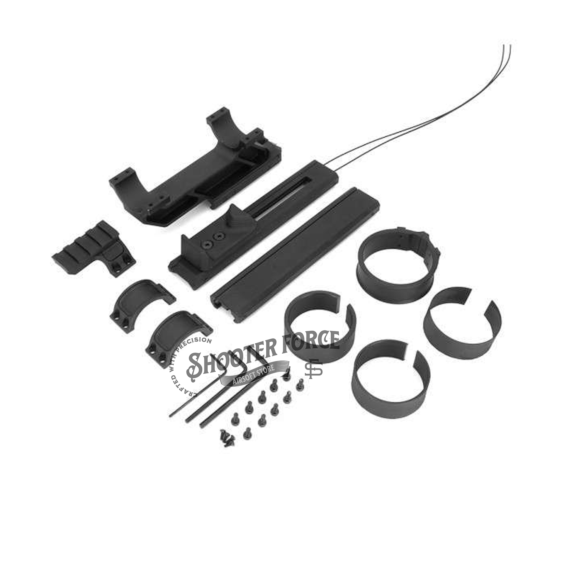 SOTAC Scopeswitch LPVO Fast Zooming System for smooth, quick zoom adjustments on airsoft LPVO scopes, enhancing precision during gameplay.