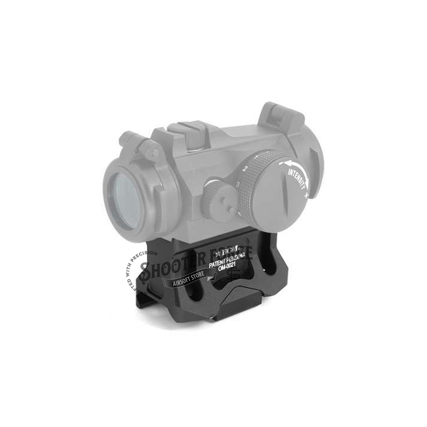 SOTAC Tactical BCM Micro Mount featuring a lower 1/3 cowitness optic height, ideal for securing optics in airsoft scenarios.