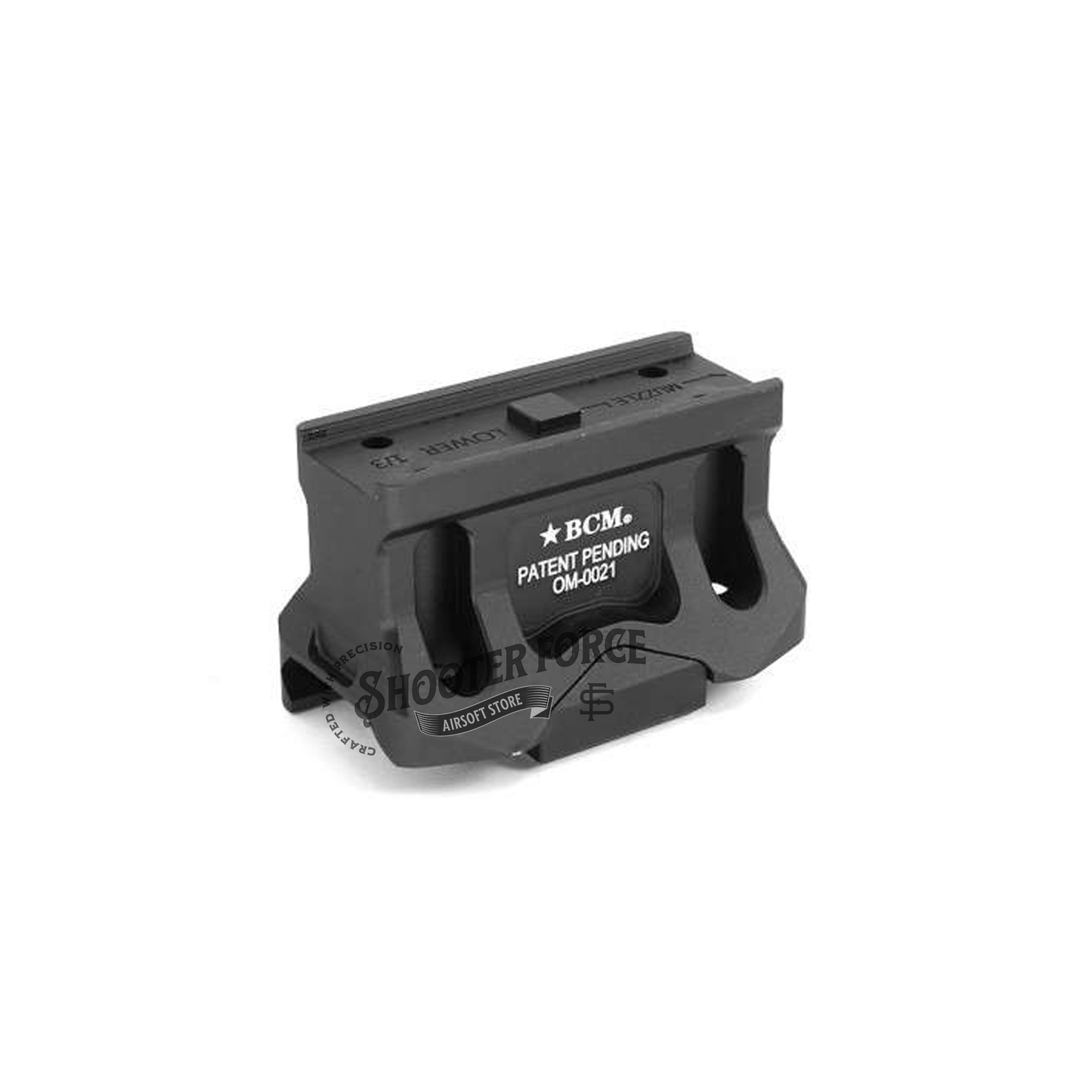 SOTAC Tactical BCM Micro Mount featuring a lower 1/3 cowitness optic height, ideal for securing optics in airsoft scenarios.