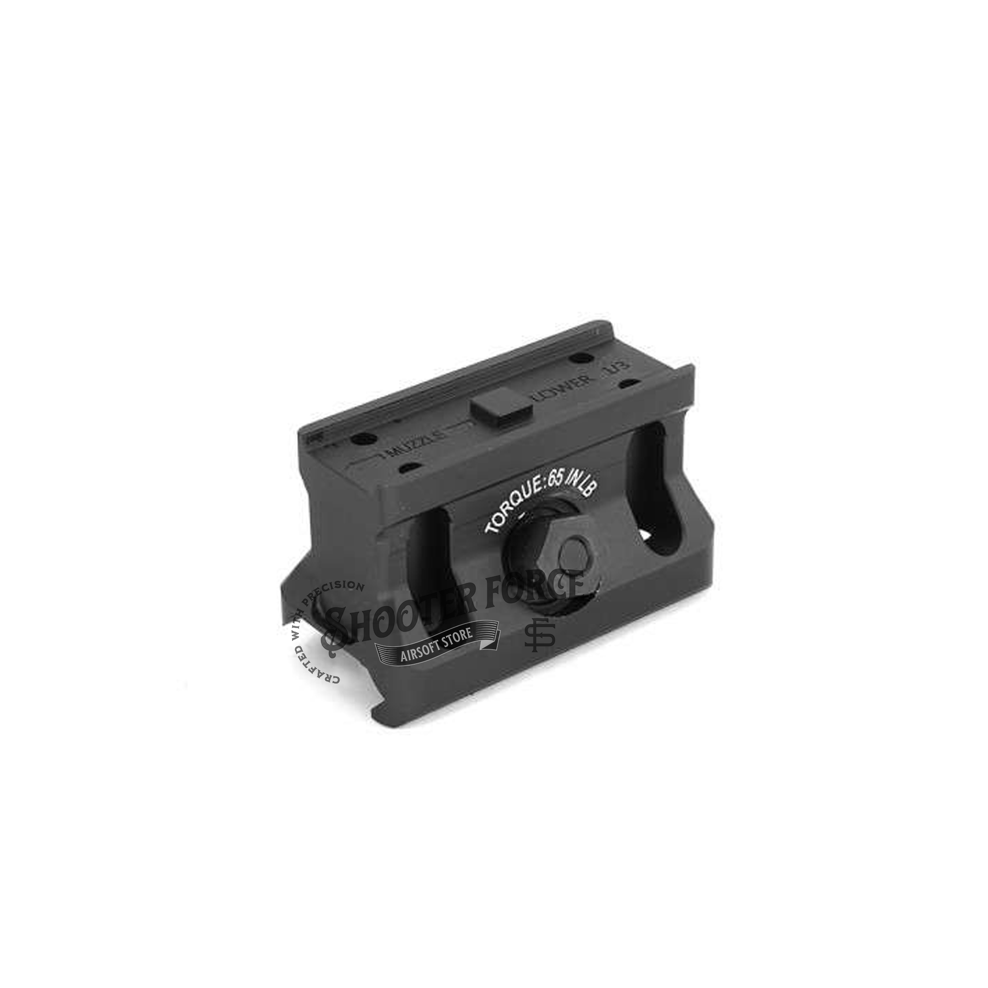 SOTAC Tactical BCM Micro Mount featuring a lower 1/3 cowitness optic height, ideal for securing optics in airsoft scenarios.