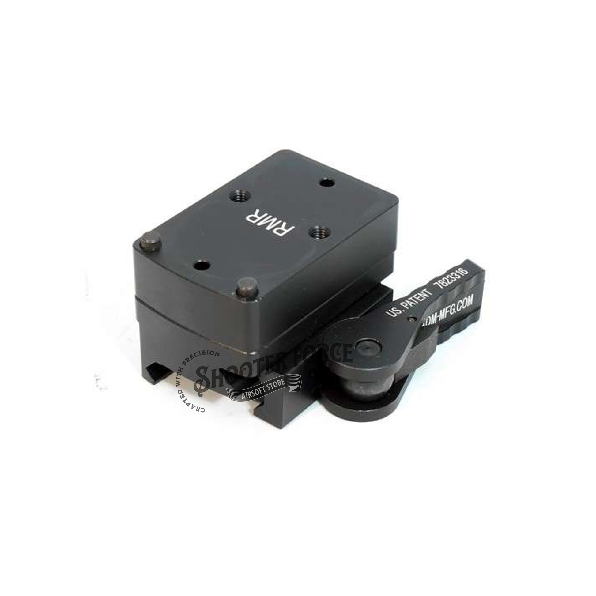 SOTAC Tactical QD Mount for RMR red dot sight, offering a secure and quick-detach design for reliable airsoft performance.