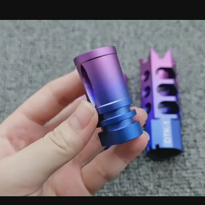 Gradient Color Flash Hiders Muzzle Device - 14mm CCW |ShooterForce