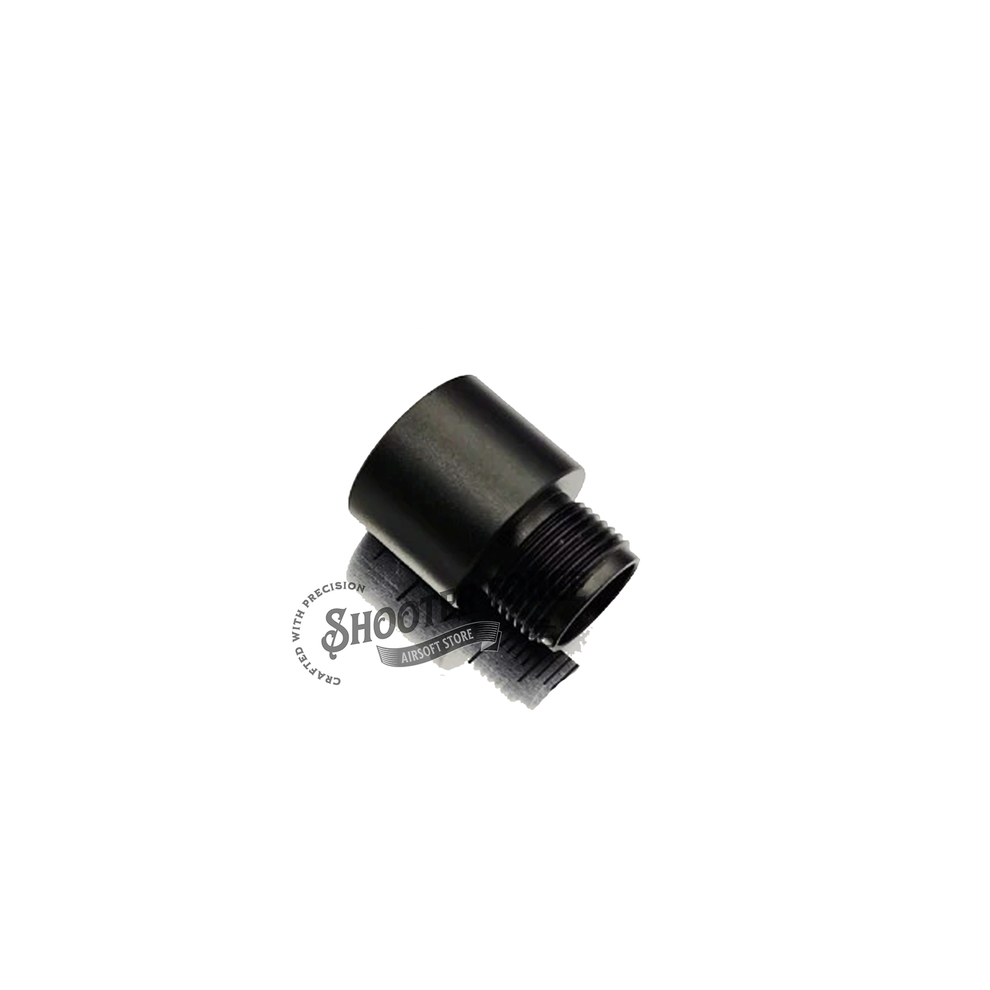 1.5cm Outer Barrel Extension Adapter - Converts 14mm CCW to 14mm CW, CNC machined for durability and precision fit