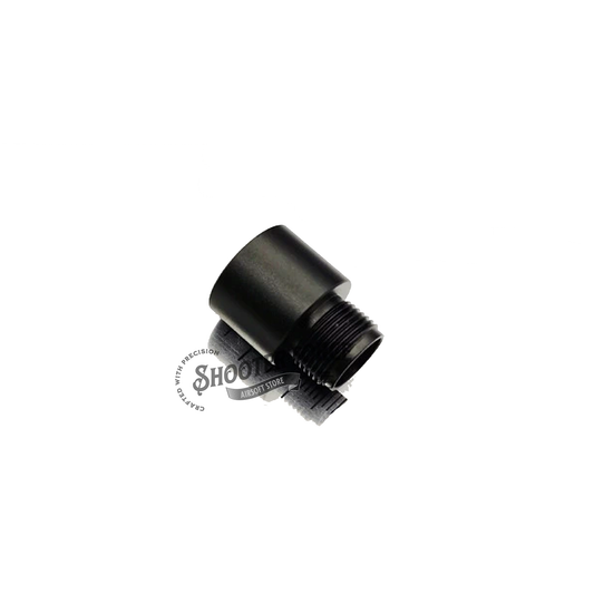 1.5cm Outer Barrel Extension Adapter - Converts 14mm CCW to 14mm CW, CNC machined for durability and precision fit