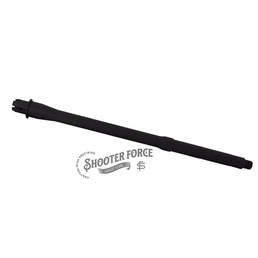 13.5-inch M4 AEG outer barrel – high-quality metal, 14mm CCW threading, perfect for airsoft rifle upgrades.