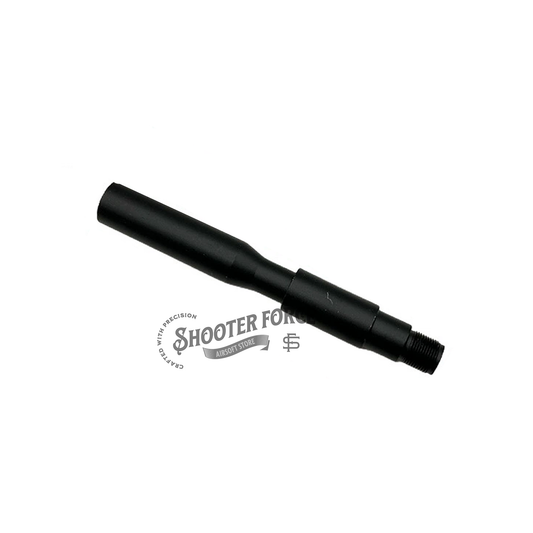 15cm aluminum outer barrel for M4A1 – lightweight, durable, perfect for airsoft rifle upgrades.