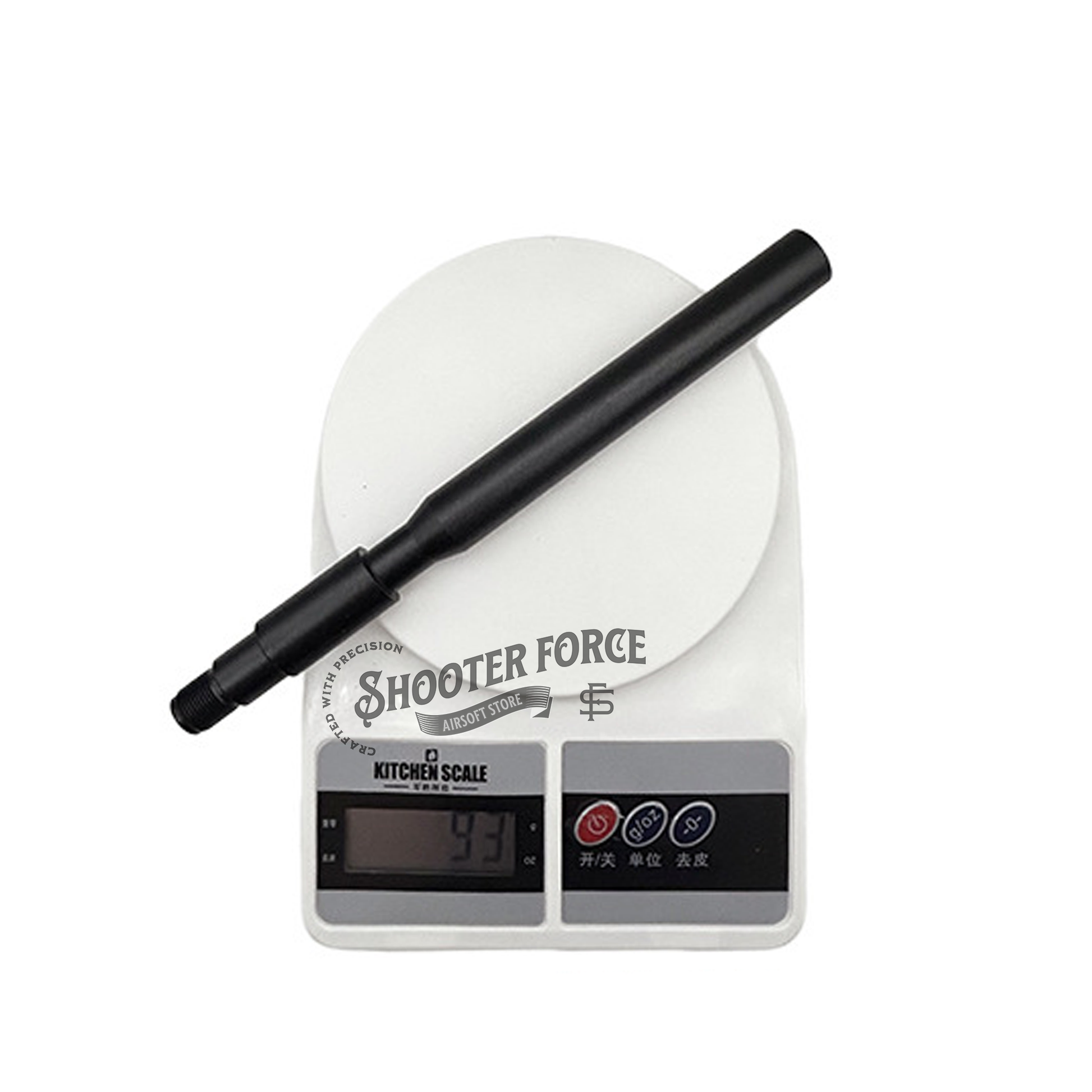 22cm aluminum outer barrel for M4A1 – lightweight, durable, and perfect for airsoft rifle upgrades.