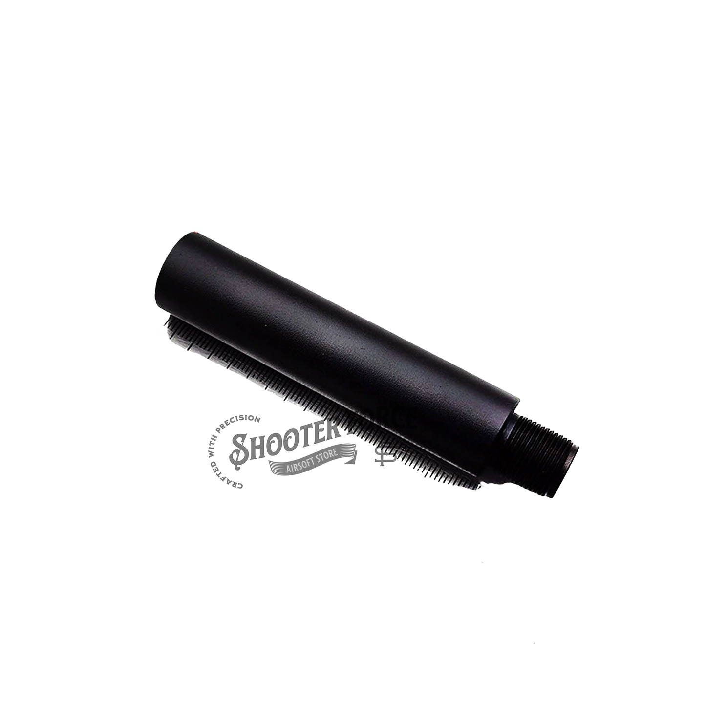 8cm outer barrel extension – 14mm CCW to 14mm CW, durable metal for airsoft rifle customization.
