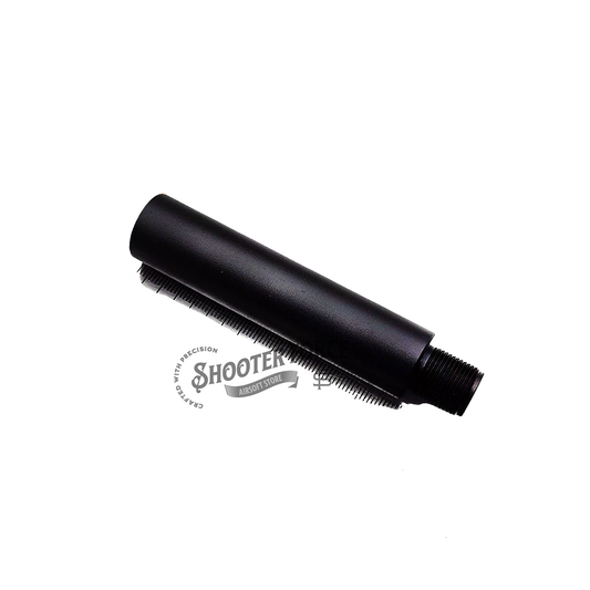8cm outer barrel extension – 14mm CCW to 14mm CW, durable metal for airsoft rifle customization.