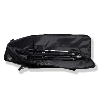 ShooterForce airsoft soft rifle case – padded, water-resistant tactical gun bag available in multiple sizes (33", 39", 47") with extra storage and adjustable carry options.