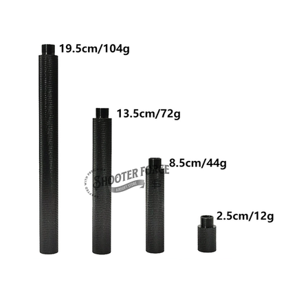 Outer barrel extension set – includes 4 durable barrels for customizing airsoft rifle length and performance.