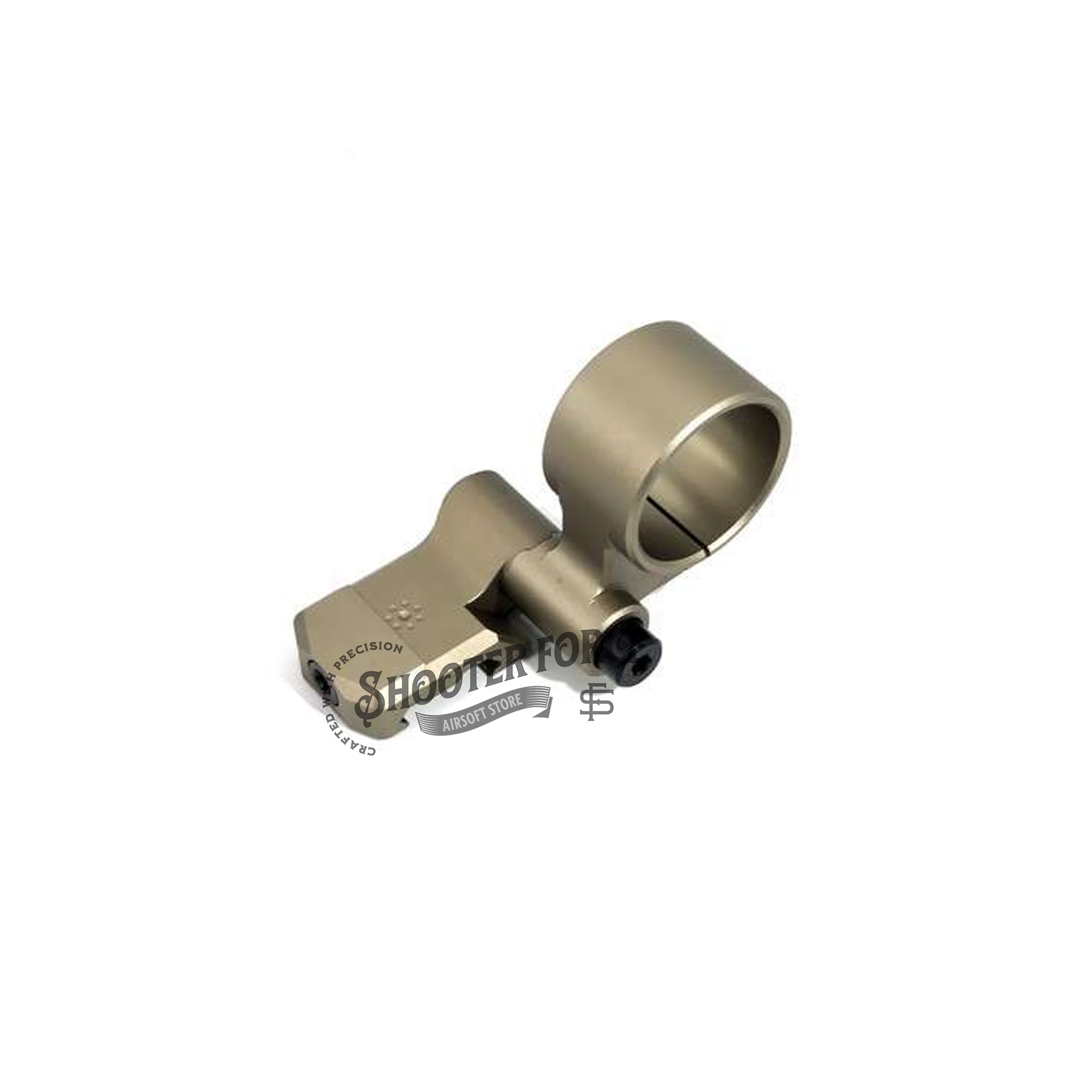 SOTAC Arisaka Low Micro Mounts Optic Centerline: 0.9" Height For T2 And 3X Magnifier Combo - FDE