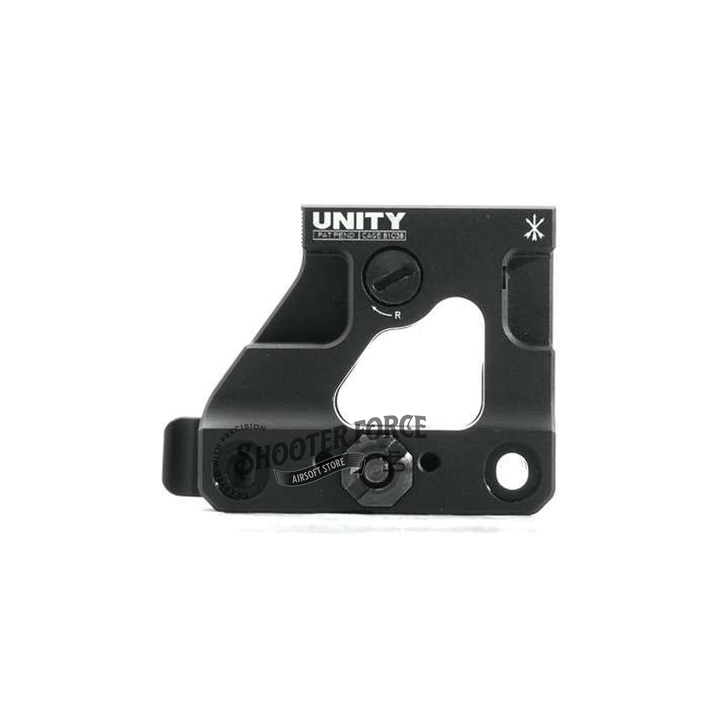 SOTAC FAST MRO with QD Lever Mount Combo, providing secure attachment and quick-detach functionality for MRO red dot sights in airsoft setups.