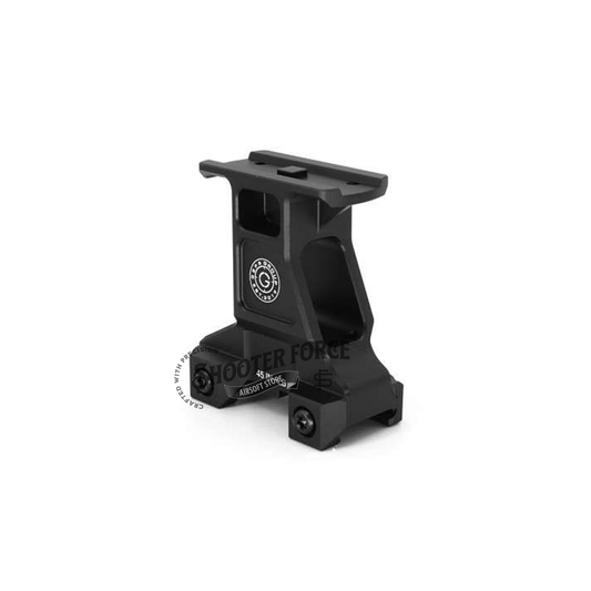 SOTAC GBRS Group Lerna Optic 2.91" Mount for MicroT2 Red Dot Sight in FDE color, designed for airsoft enthusiasts seeking precision and durability in tactical situations.