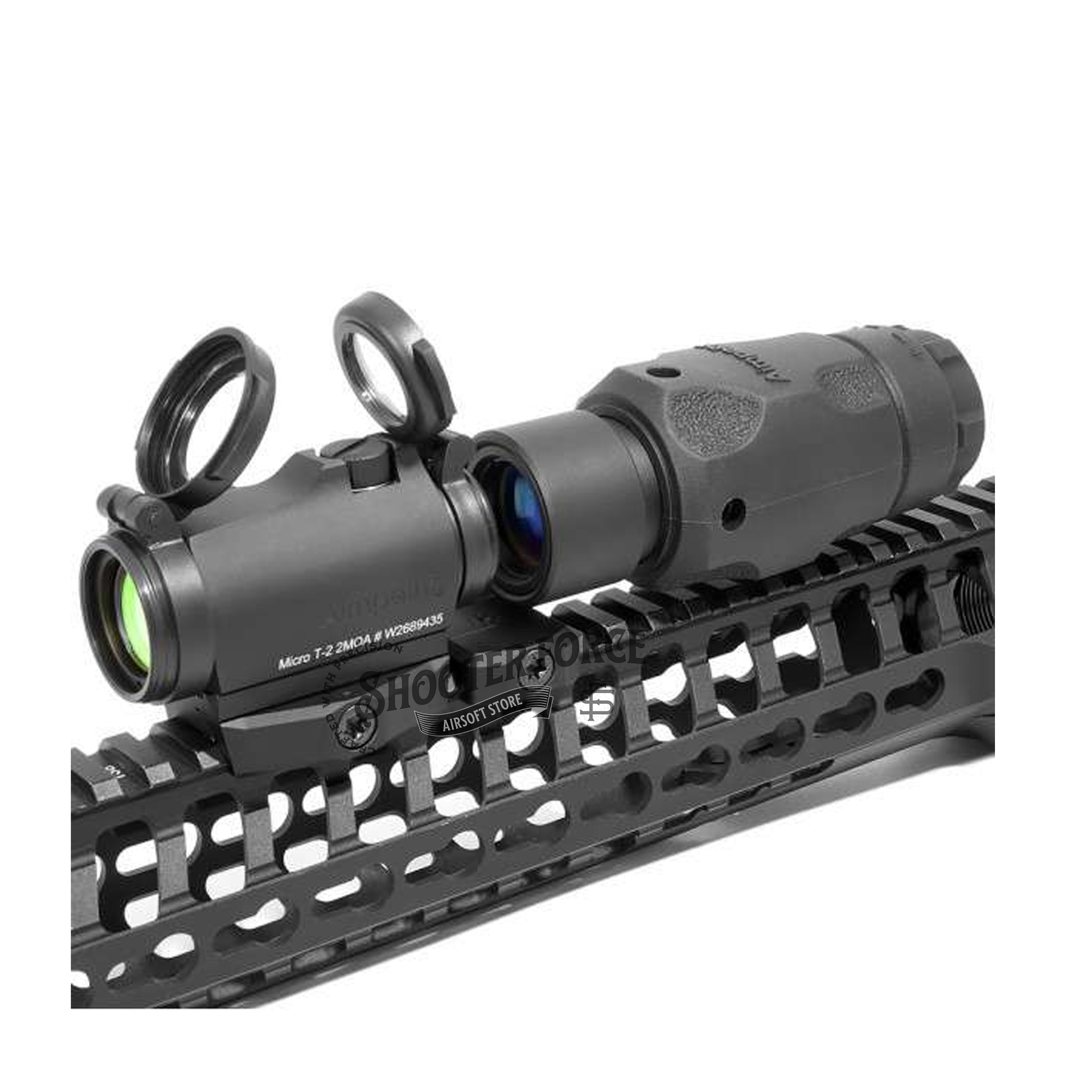 SOTAC Low 0.9" Centerline Height 30mm Ring Scope Mount for 30mm tube magnifier scopes with original markings, offering a durable and stable low-profile design.