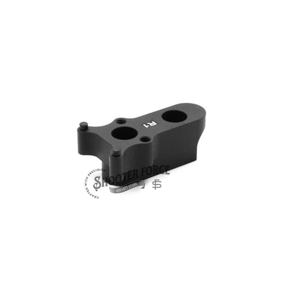 SOTAC M-LOK Keymod Mounting Kit in Black, designed for secure mounting of ROMEO1 Red Dot Sight on M-LOK or Keymod rails, ensuring stability and accuracy in airsoft rifles.
