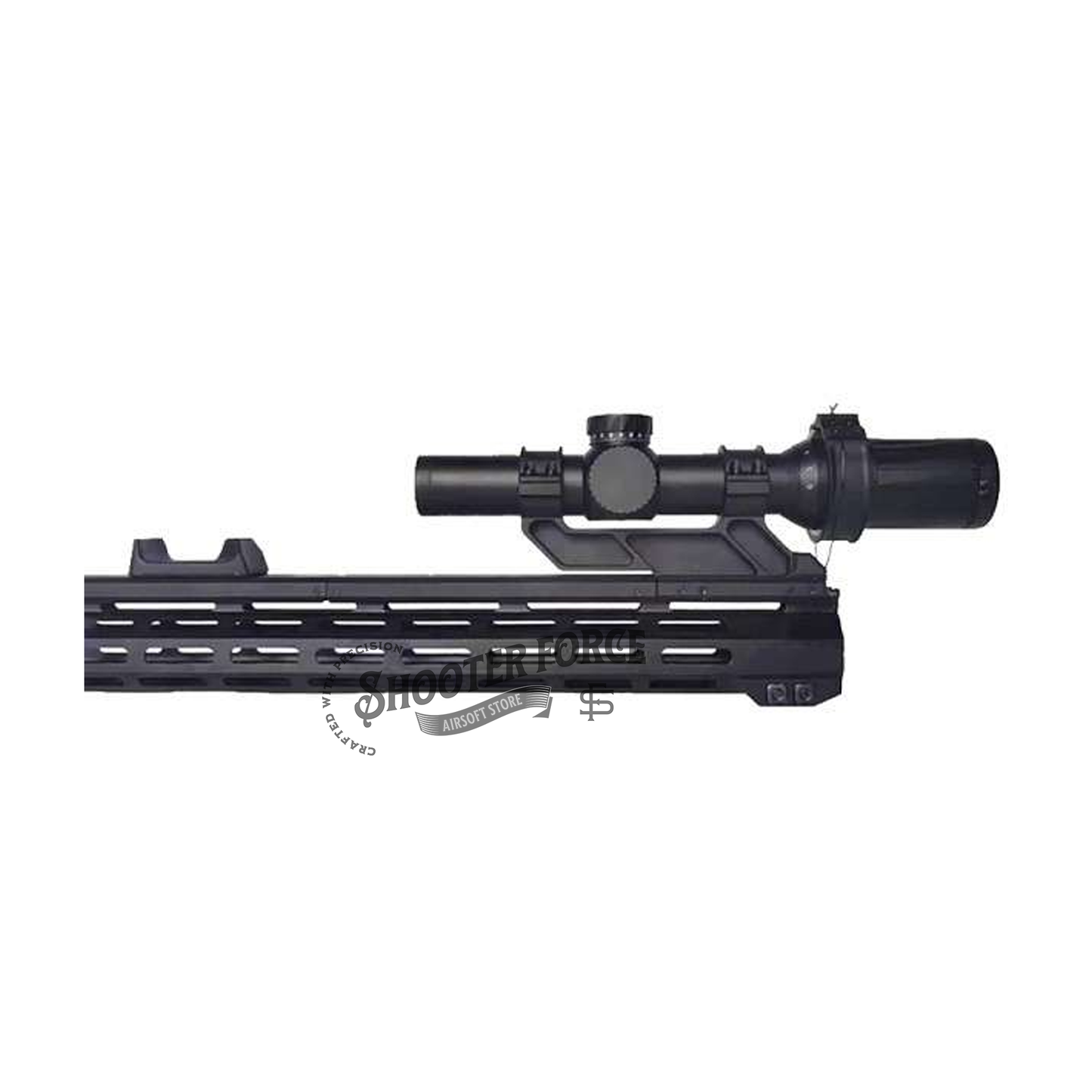 SOTAC Scopeswitch LPVO Fast Zooming System for smooth, quick zoom adjustments on airsoft LPVO scopes, enhancing precision during gameplay.