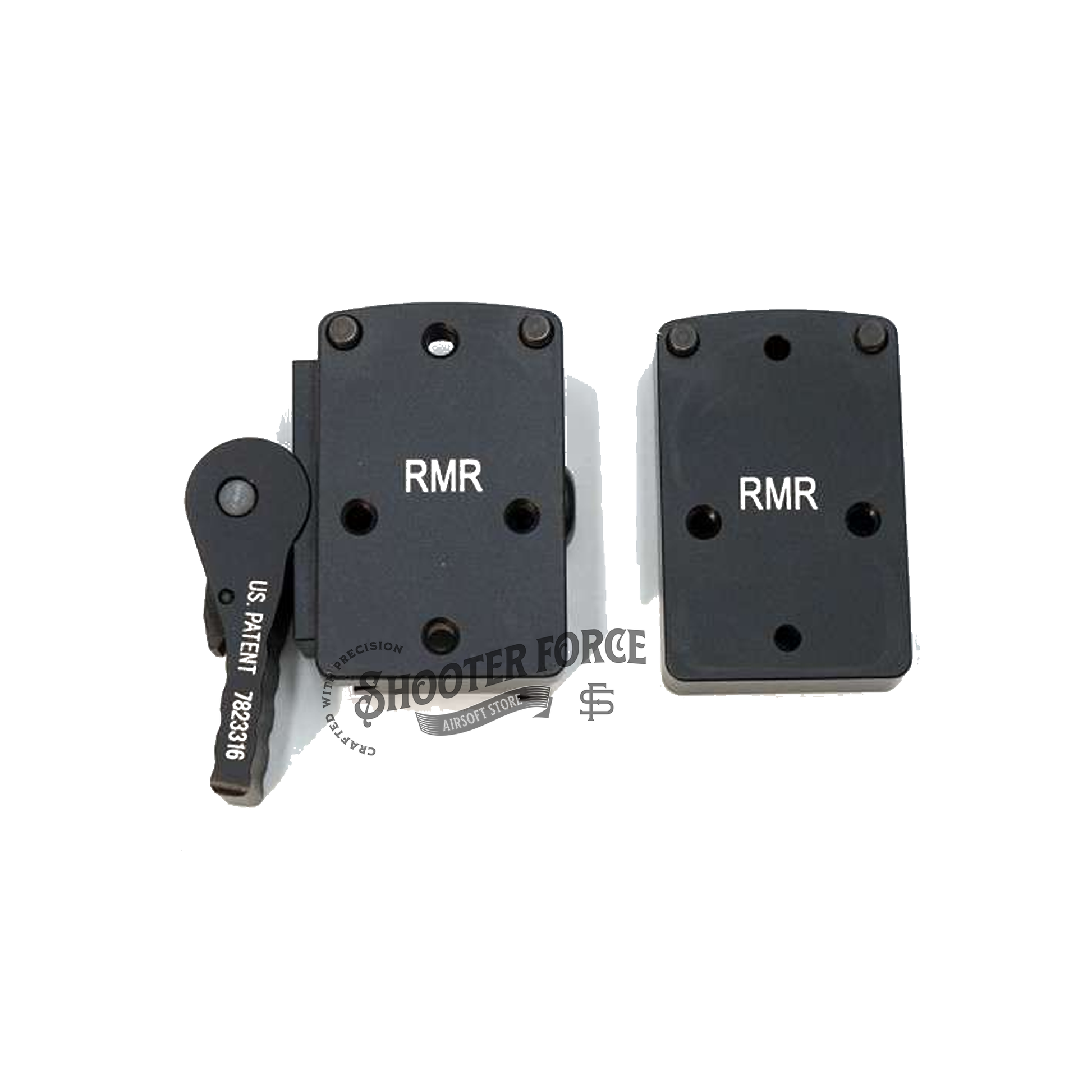 SOTAC Tactical QD Mount for RMR red dot sight, offering a secure and quick-detach design for reliable airsoft performance.